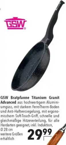 CITTI Markt GSW Bratpfanne Titanium Granit Advanced Angebot