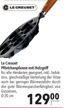 CITTI Markt Le Creuset Pförtchenpfanne mit Holzgriff Angebot