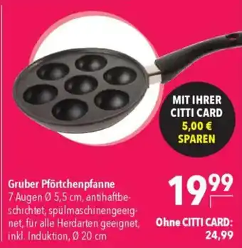 CITTI Markt Gruber Pförtchenpfanne Angebot
