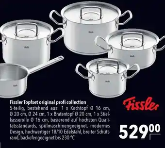 CITTI Markt Fissler Topfset original profi collection Angebot