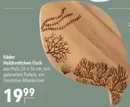 CITTI Markt Räder Holzbrettchen Fisch Angebot