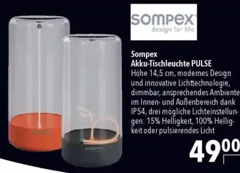 CITTI Markt Sompex Akku-Tischleuchte PULSE Angebot