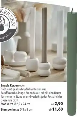 CITTI Markt Engels Kerzen oder hochwerti Stabkerze Angebot