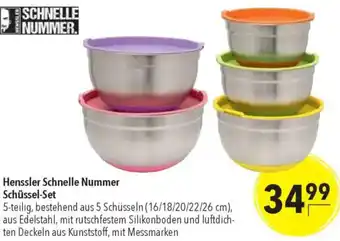 CITTI Markt Henssler Schnelle Nummer Schüssel-Set Angebot
