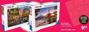 CITTI Markt Ravensburger Puzzle 1000 Teile Angebot