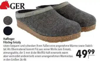 CITTI Markt Haflinger Filzclog Grizzly Angebot