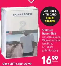 CITTI Markt Schiesser Herren-Shirt Angebot