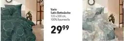CITTI Markt Vario Satin Bettwäsche 135 x 200 cm Angebot