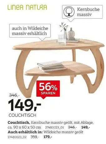 XXXLutz Linea natura couchtisch Angebot