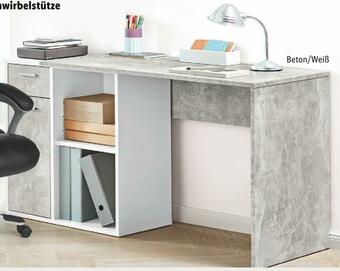 Lidl Livarno home schreibtisch mit schrankelement Angebot