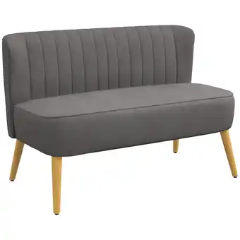 Netto Marken-Discount HOMCOM Zweisitzer Gummiholz, Polyester Angebot