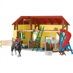 Netto Marken-Discount Schleich Spielfigur Farm World Pferdestall Angebot