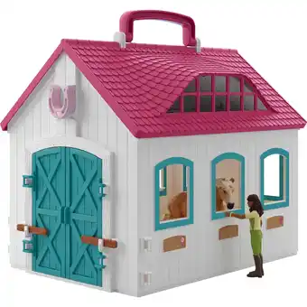 Netto Marken-Discount Schleich Spielgebäude Horse Club Offenstall Kleines Hufeisen Angebot