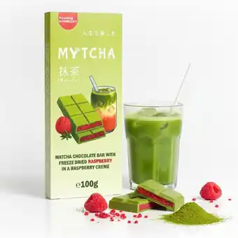 Netto Marken-Discount Mytcha Himbeer Matcha Schokolade 100 g Angebot