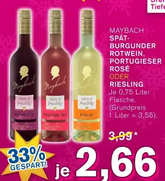 KODi Maybach rotwein, rosé oder weißwein Angebot