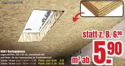 B1 Discount Baumarkt OSB1-Verlegeplatte Angebot