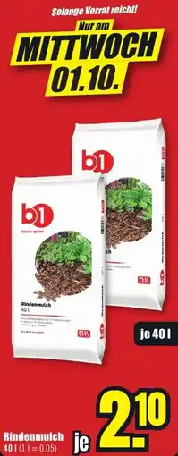 B1 Discount Baumarkt b1 Rindenmulch Angebot