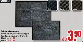 B1 Discount Baumarkt Schmutzfangmatte Angebot