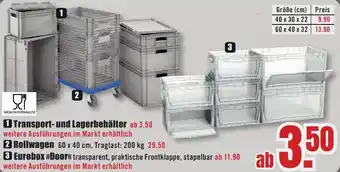 B1 Discount Baumarkt Transport- und Lagerbehälter Angebot