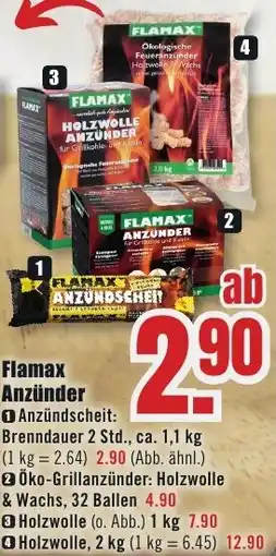 B1 Discount Baumarkt Flamax Anzünder Angebot