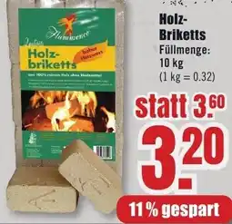 B1 Discount Baumarkt Holz Briketts Angebot