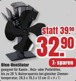 B1 Discount Baumarkt Ofen-Ventilator Angebot