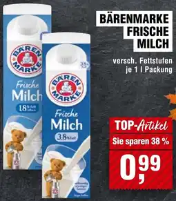 Handelshof Bärenmarke frische milch Angebot