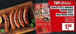 Handelshof Schlütter's original nürnberger rostbratwürstchen Angebot