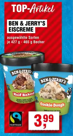 Handelshof Ben & jerry's eiscreme Angebot