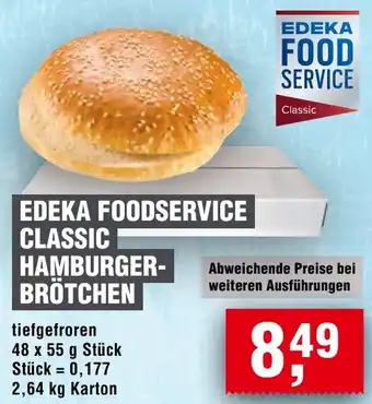 Handelshof Edeka foodservice classic hamburgerbrötchen Angebot