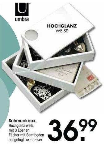 Zurbrüggen Umbra schmuckbox Angebot