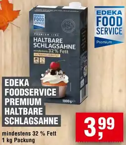 Handelshof Edeka foodservice premium haltbare schlagsahne Angebot