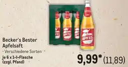 METRO Becker's Bester Apfelsaft Angebot