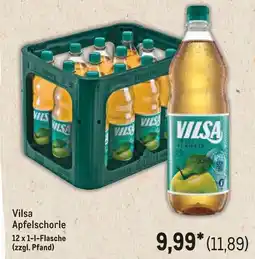 METRO Vilsa Apfelschorle Angebot