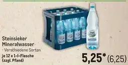 METRO Steinsieker Mineralwasser Angebot
