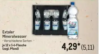 METRO Extaler Mineralwasser Angebot