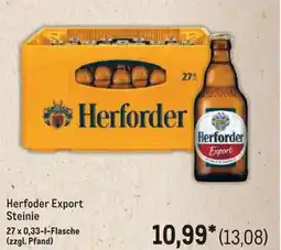 METRO Herfoder Export Steinie Angebot