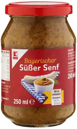 Kaufland K-Classic Süßer Senf Angebot