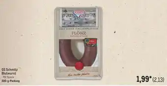 METRO GS Schmitz Blutwurst Angebot