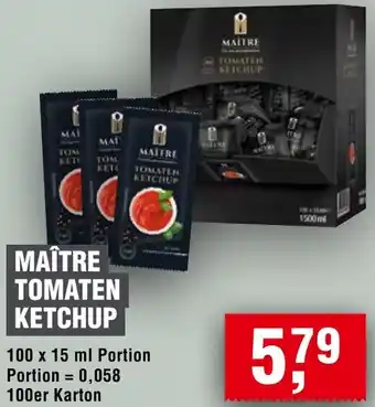 Handelshof Maître tomaten ketchup Angebot