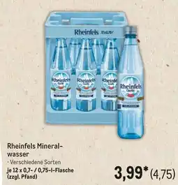 METRO Rheinfels Mineralwasser Angebot