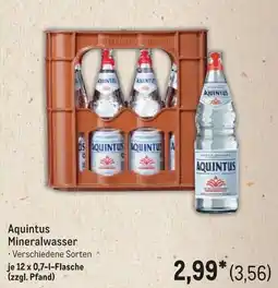 METRO Aquintus Mineralwasser Angebot