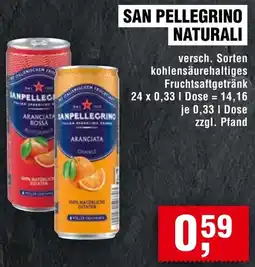 Handelshof San pellegrino naturali Angebot