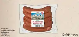 METRO Grasmehr Original Frankfurter Rindswurst Angebot