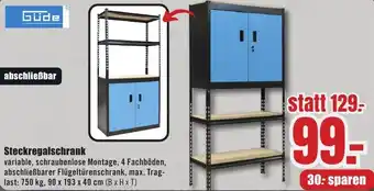 B1 Discount Baumarkt Güde Steckregalschrank Angebot