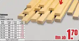 B1 Discount Baumarkt Rahmen Angebot