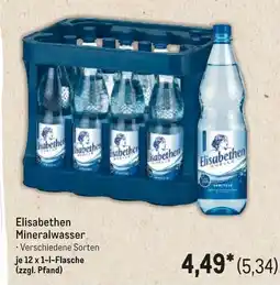 METRO Elisabethen Mineralwasser Angebot