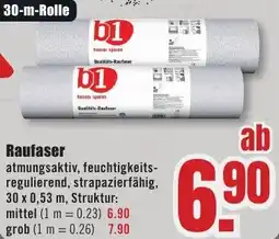 B1 Discount Baumarkt b1 Raufaser Angebot