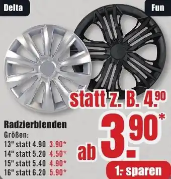 B1 Discount Baumarkt Radzierblenden Angebot