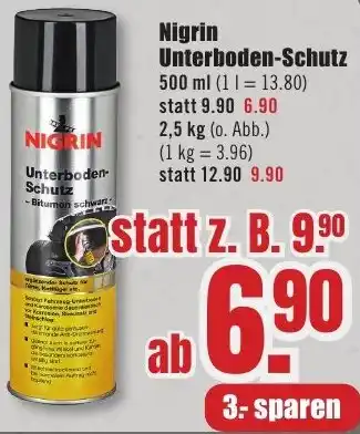 B1 Discount Baumarkt NIGRIN Unterboden-Schutz Angebot